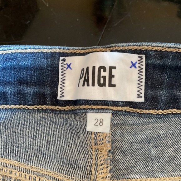Paige blue jean shorts size 28 jimmy jimmy shorts - Picture 3 of 5